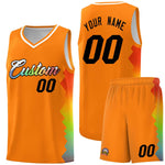 Custom Texas Orange Denver Nuggets Rainbow Side Sports Uniform Basketball Jersey | BuyFootballJersey