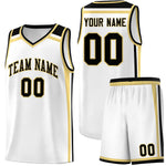Custom White Khaki Black Trendy Color Charge Series Sports Uniform Basketball Jersey | BuyFootballJersey