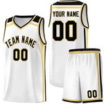 Custom White Khaki Black Trendy Color Charge Series Sports Uniform Basketball Jersey | BuyFootballJersey
