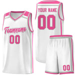 Custom White Gray Pink Trendy Color Charge Series Sports Uniform Basketball Jersey | BuyFootballJersey