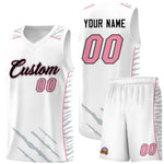 Custom White Personalized Tiger Claw Pattern Sports Uniform Basketball Jersey | BuyFootballJersey