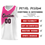 Custom White Sky Blue Gray Diagonal Stripes Color Block Sets Basketball Jersey | BuyFootballJersey