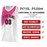 Custom White Sky Blue Gray Diagonal Stripes Color Block Sets Basketball Jersey | BuyFootballJersey