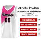 Custom White Sky Blue Gray Diagonal Stripes Color Block Sets Basketball Jersey | BuyFootballJersey