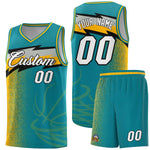 Custom Aqua Dot Scatter Graffiti Pattern Sports Uniform Basketball Jersey | BuyFootballJersey