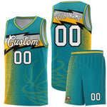 Custom Aqua Dot Scatter Graffiti Pattern Sports Uniform Basketball Jersey | BuyFootballJersey