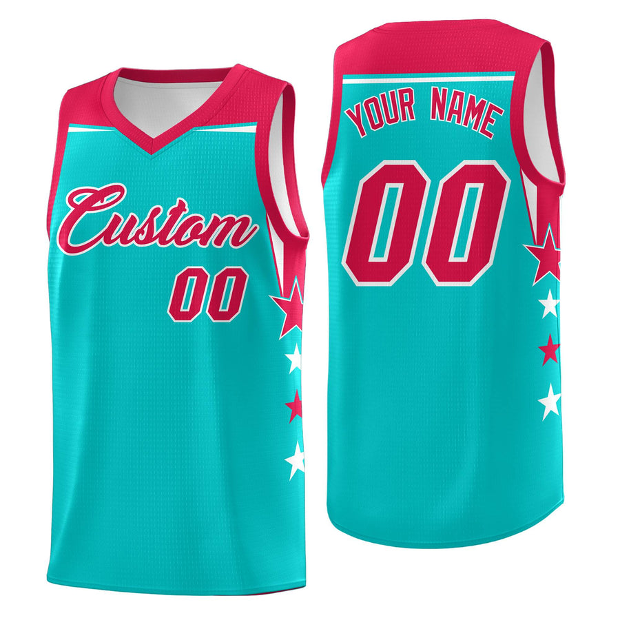 Custom Black Gold Orange Two Tone Side Star Color Block Lightweight Uniform Basketball Jersey | BuyFootballJersey