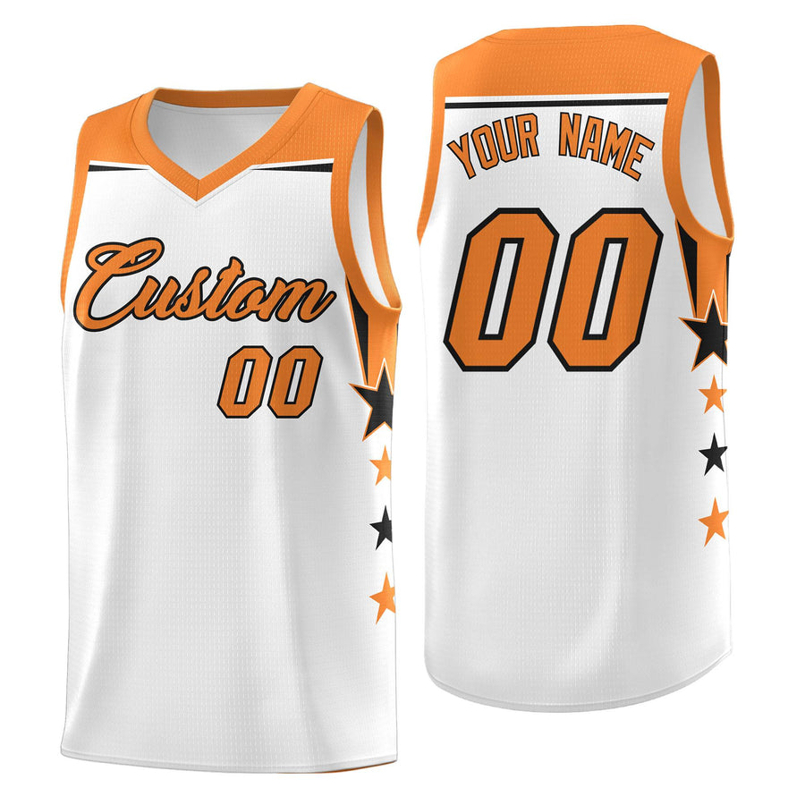 Custom Crimson Old Gold Two Tone Side Star Color Block Wrinkle-Resistant Uniform Basketball Jersey | BuyFootballJersey