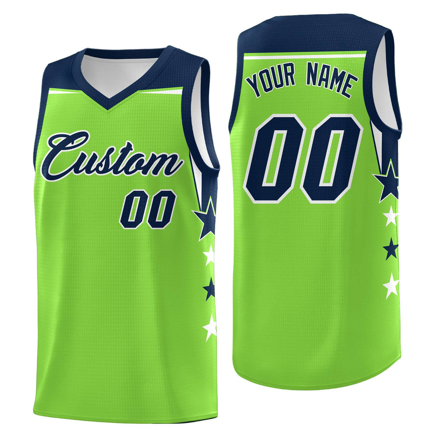 Custom Black White Two Tone Side Star Color Block Lightweight Uniform Basketball Jersey | BuyFootballJersey