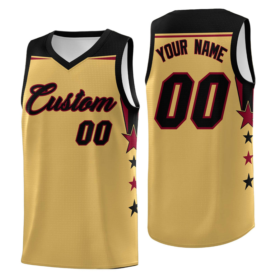 Custom Royal White Two Tone Side Star Color Block Lightweight Uniform Basketball Jersey | BuyFootballJersey
