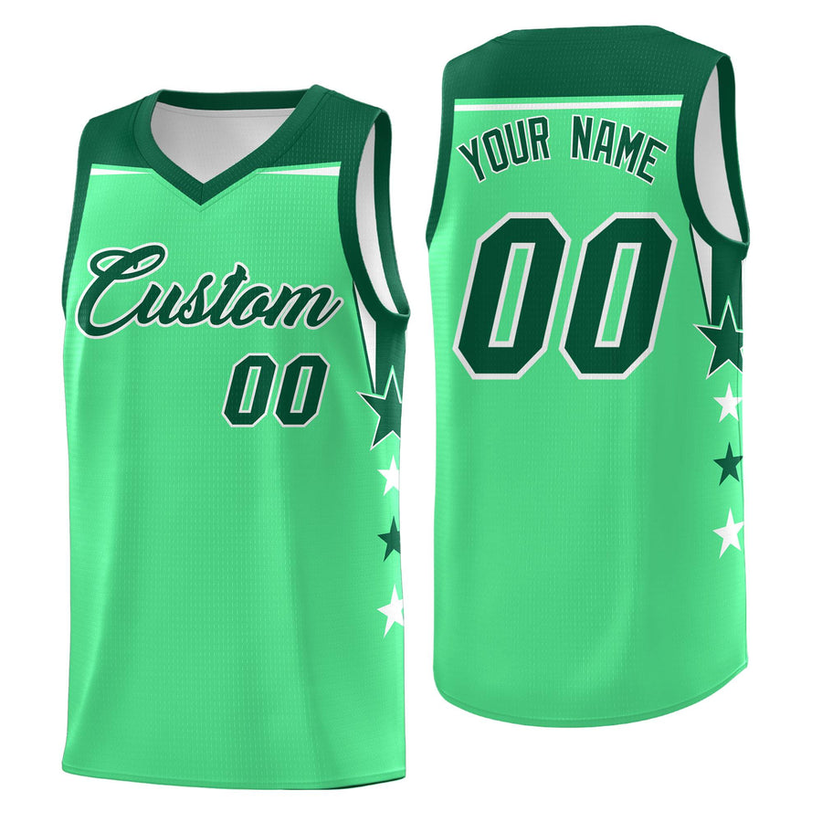 Custom Navy Purple Two Tone Side Star Color Block Wrinkle-Resistant Uniform Basketball Jersey | BuyFootballJersey
