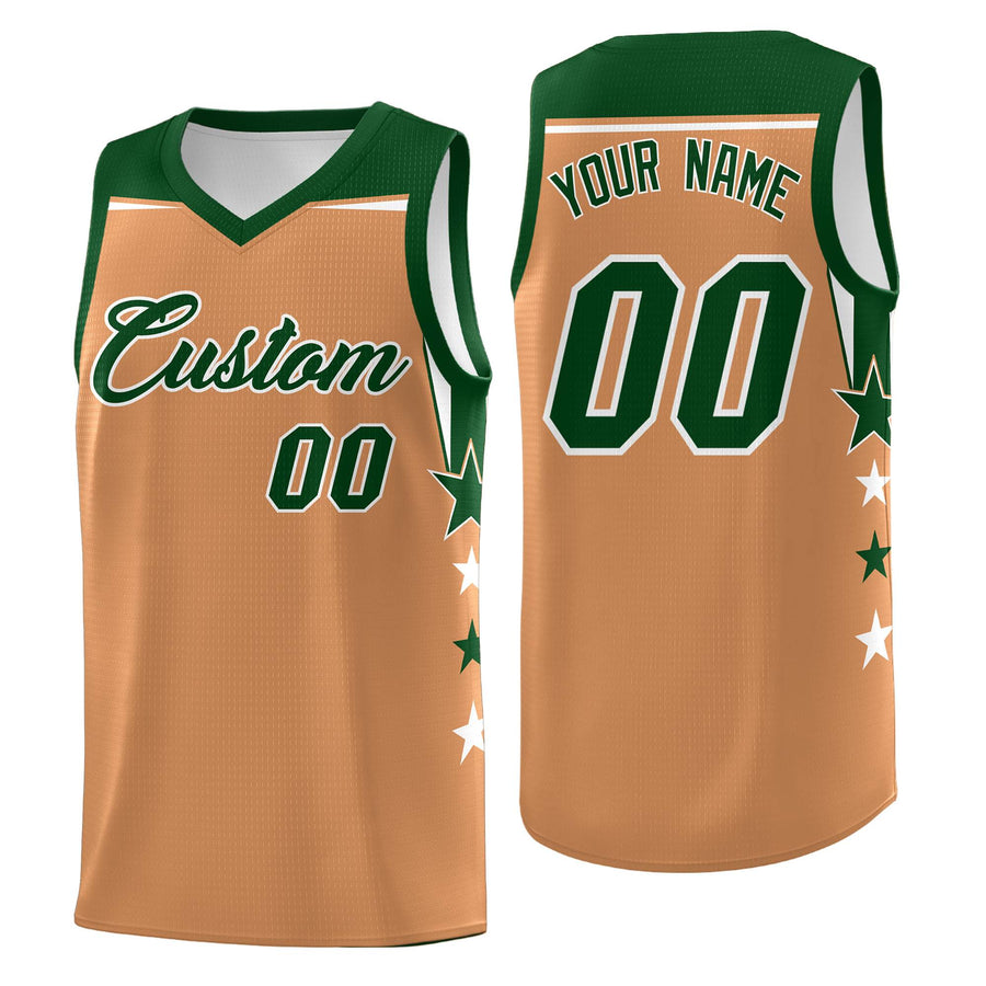 Custom Powder Blue Pink Two Tone Side Star Color Block Wrinkle-Resistant Uniform Basketball Jersey | BuyFootballJersey