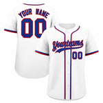 Custom White Classic Style Baseball Jersey | BuyFootballJersey