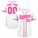 Custom White Classic Style Baseball Jersey | BuyFootballJersey