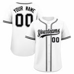 Custom White Classic Style Baseball Jersey | BuyFootballJersey