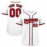 Custom White Classic Style Baseball Jersey | BuyFootballJersey