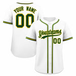 Custom White Classic Style Baseball Jersey | BuyFootballJersey