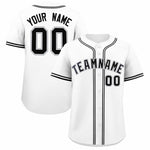 Custom White Classic Style Baseball Jersey | BuyFootballJersey