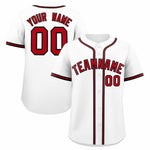 Custom White Classic Style Baseball Jersey | BuyFootballJersey
