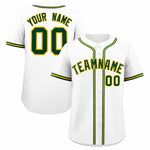 Custom White Classic Style Baseball Jersey | BuyFootballJersey