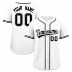 Custom White Classic Style Baseball Jersey | BuyFootballJersey