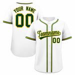 Custom White Classic Style Baseball Jersey | BuyFootballJersey