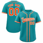 Custom Aqua Classic Style Baseball Jersey | BuyFootballJersey