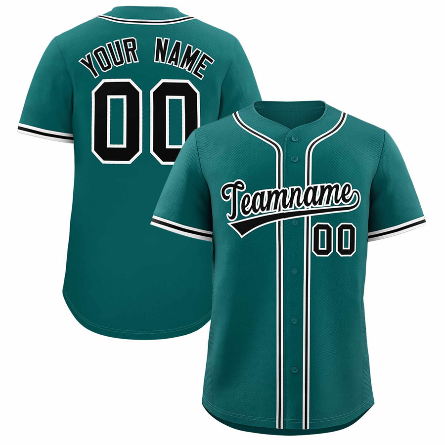 Custom Aqua Classic Style Baseball Jersey | BuyFootballJersey