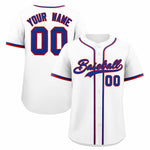 Custom White Classic Style Baseball Jersey | BuyFootballJersey