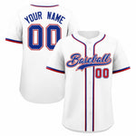 Custom White Classic Style Baseball Jersey | BuyFootballJersey