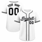 Custom White Classic Style Baseball Jersey | BuyFootballJersey