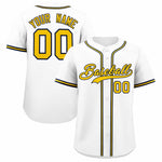 Custom White Classic Style Baseball Jersey | BuyFootballJersey