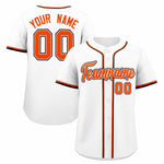 Custom White Classic Style Baseball Jersey | BuyFootballJersey