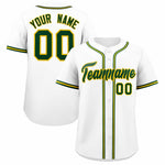 Custom White Classic Style Baseball Jersey | BuyFootballJersey