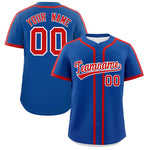 Custom Royal Red Personalized Classic Baseball Jersey | BuyFootballJersey