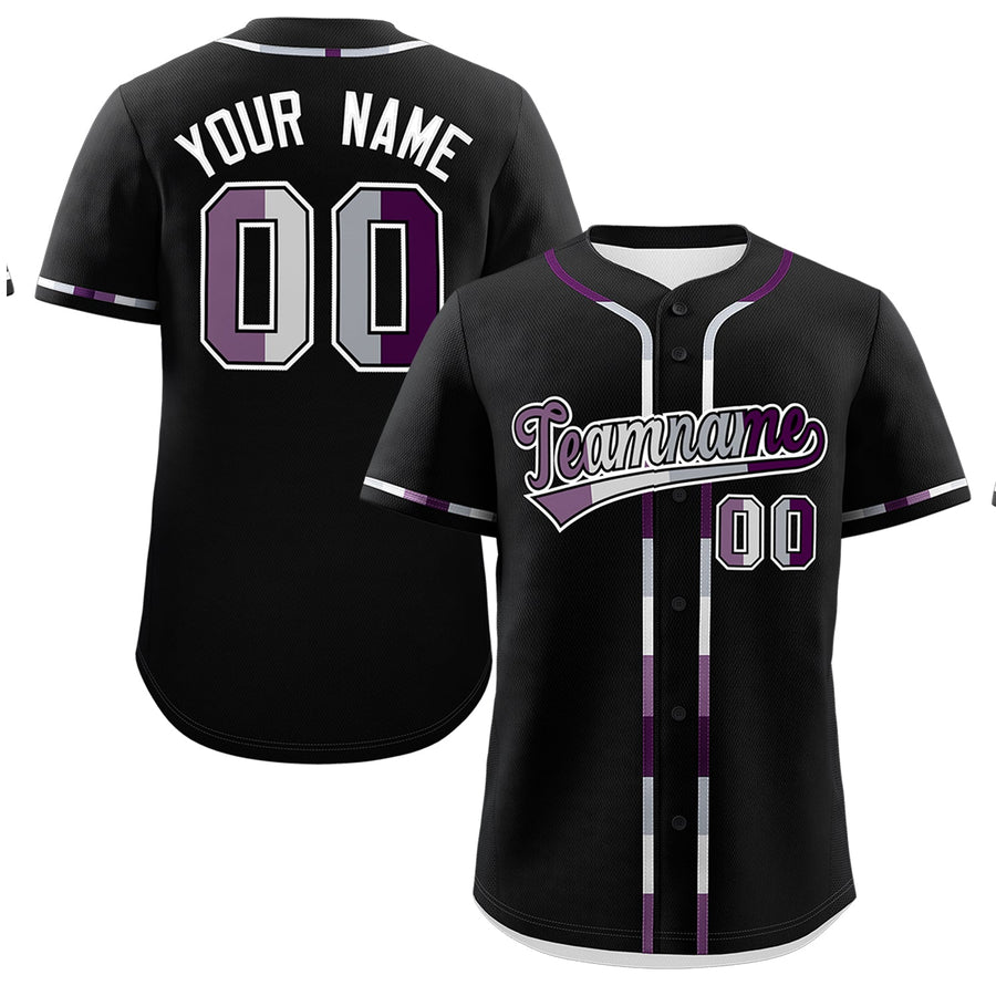 Custom Black Genderless For Pride Month Classic Style Baseball Jersey | BuyFootballJersey