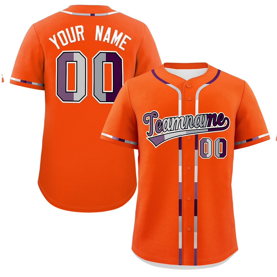 Custom Orange Genderless For Pride Month Classic Style Baseball Jersey | BuyFootballJersey