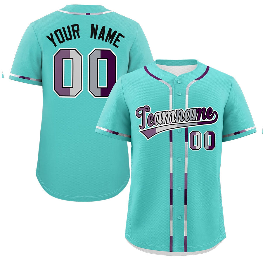 Custom Bright Green Genderless For Pride Month Classic Style Baseball Jersey | BuyFootballJersey