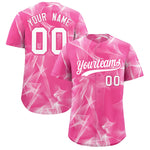 Custom Pink Fumes Graffiti Pattern Baseball Jersey | BuyFootballJersey