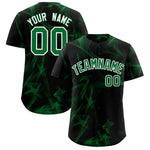 Custom Black Fumes Graffiti Pattern Baseball Jersey | BuyFootballJersey