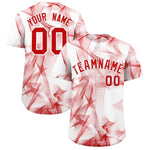 Custom White Fumes Graffiti Pattern Baseball Jersey | BuyFootballJersey