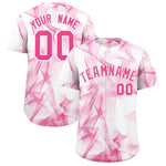 Custom White Fumes Graffiti Pattern Baseball Jersey | BuyFootballJersey