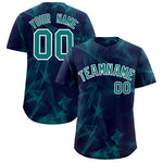 Custom Navy Fumes Graffiti Pattern Baseball Jersey | BuyFootballJersey