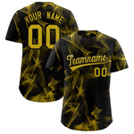 Custom Black Fumes Graffiti Pattern Baseball Jersey | BuyFootballJersey