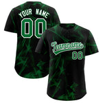 Custom Black Fumes Graffiti Pattern Baseball Jersey | BuyFootballJersey