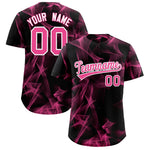 Custom Black Fumes Graffiti Pattern Baseball Jersey | BuyFootballJersey