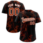Custom Black Fumes Graffiti Pattern Baseball Jersey | BuyFootballJersey