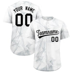 Custom White Fumes Graffiti Pattern Baseball Jersey | BuyFootballJersey