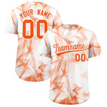 Custom White Fumes Graffiti Pattern Baseball Jersey | BuyFootballJersey