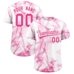 Custom White Fumes Graffiti Pattern Baseball Jersey | BuyFootballJersey